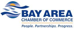 A logo of bay area chamber of commerce